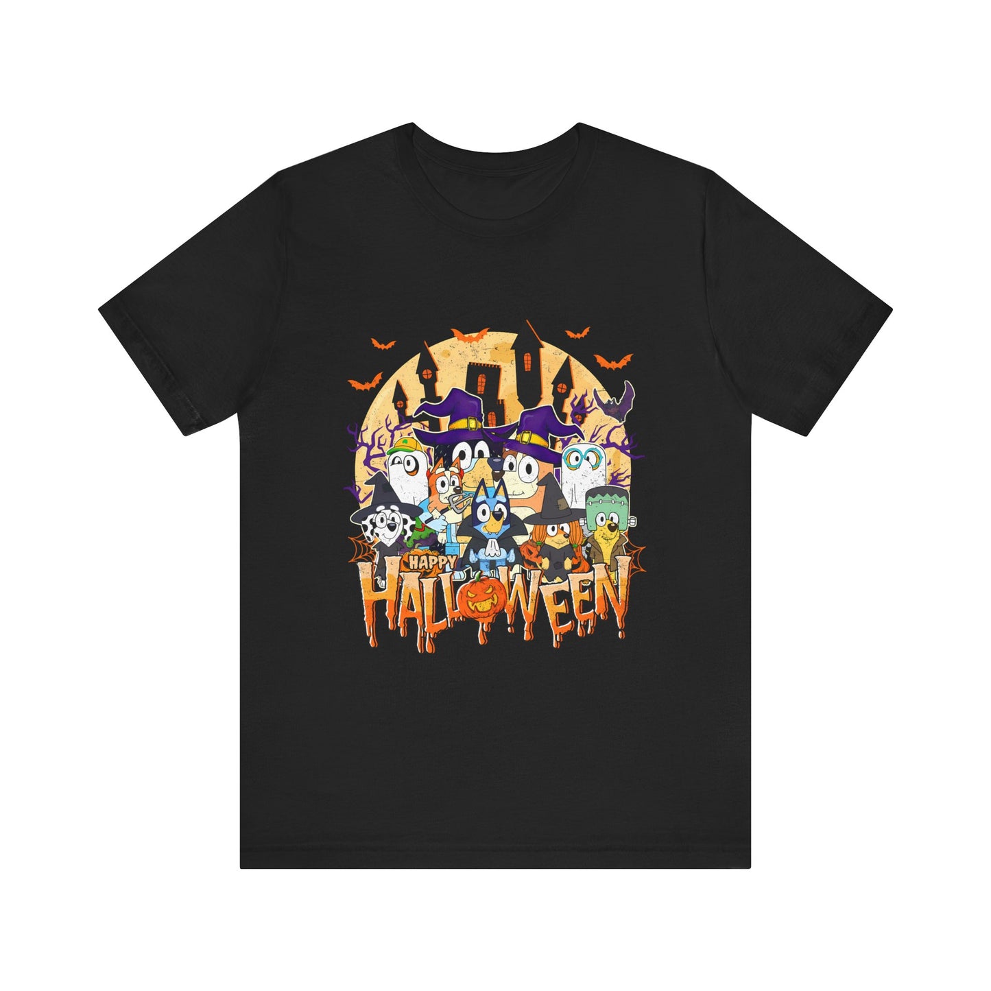 Happy Halloween Jersey Short Sleeve Tee