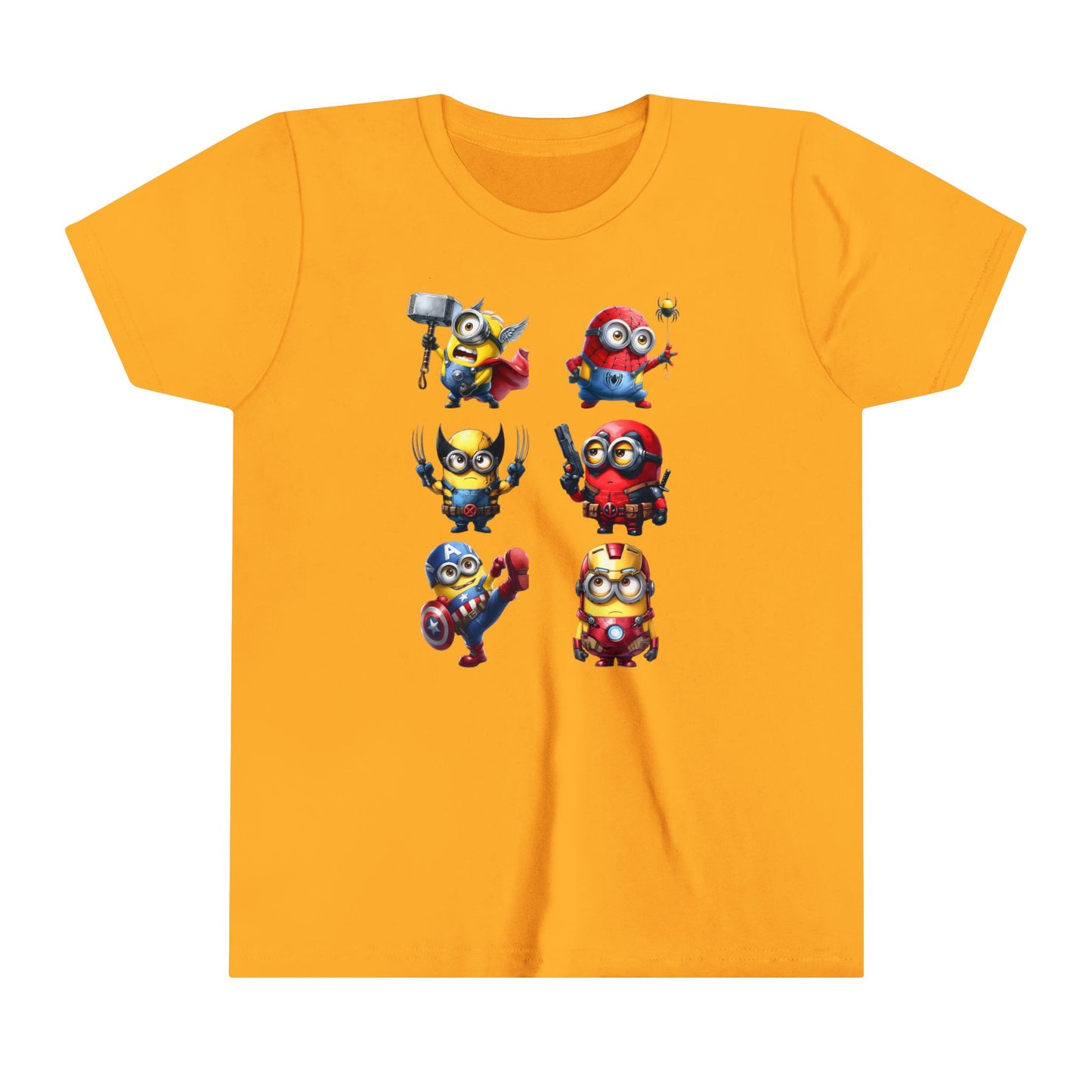Marvel minions Youth Short Sleeve Tee
