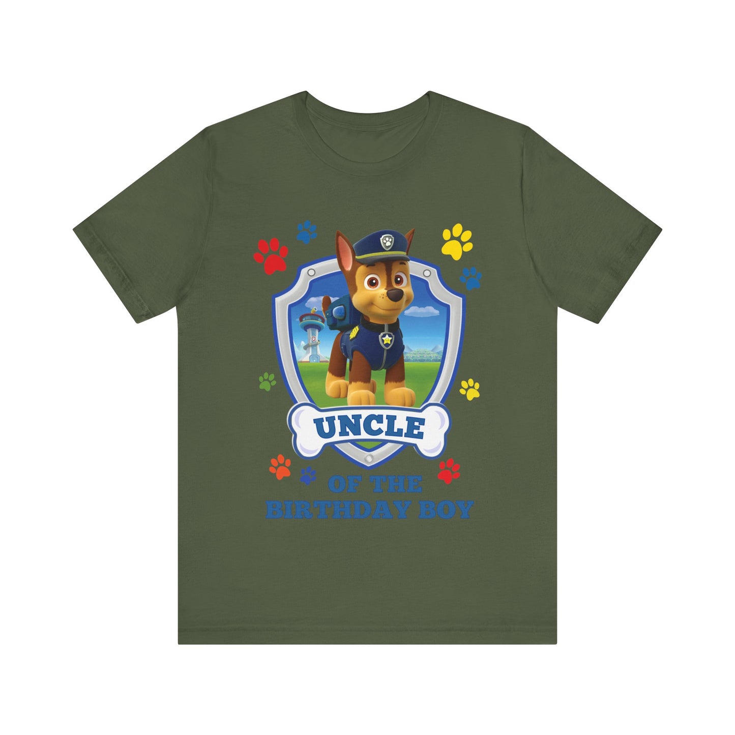 Uncle of the Birthday Boy Jersey Short Sleeve Tee