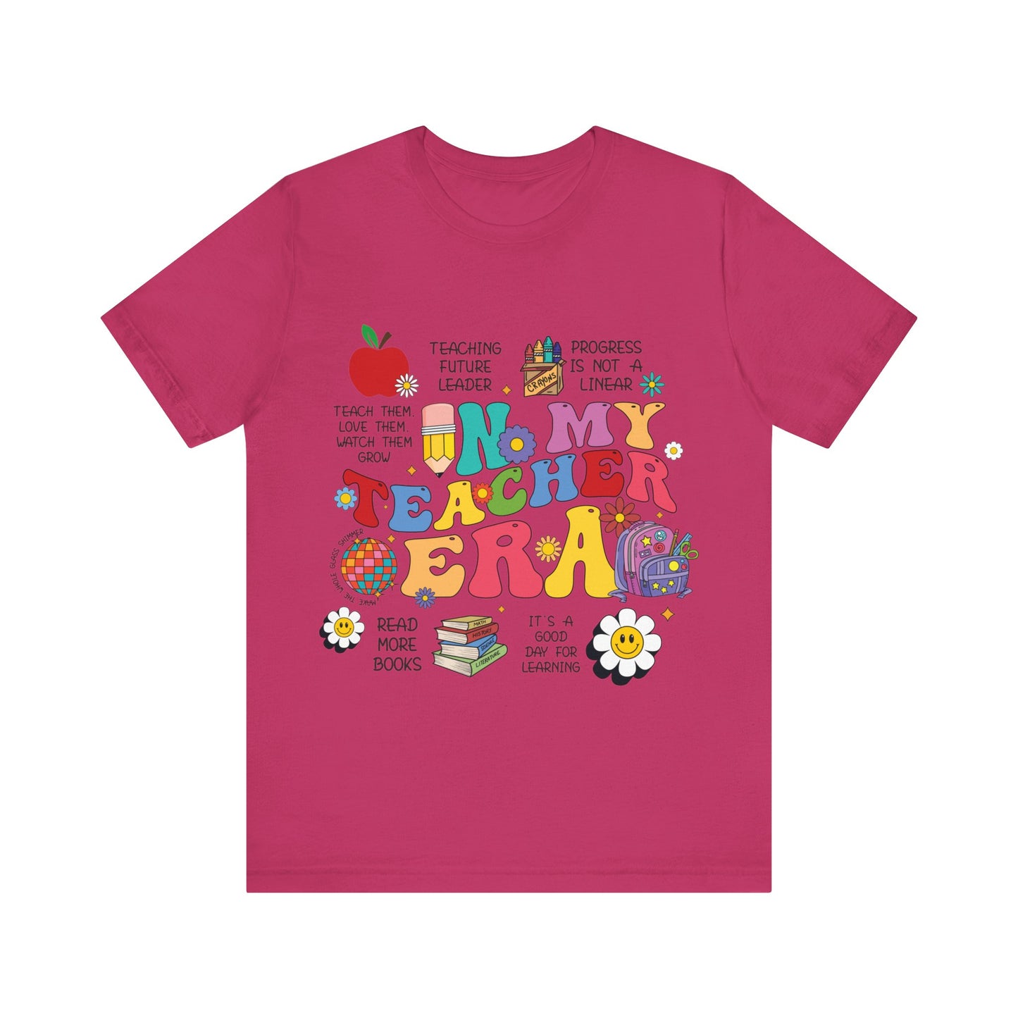 In My Teacher Era Jersey Short Sleeve Tee