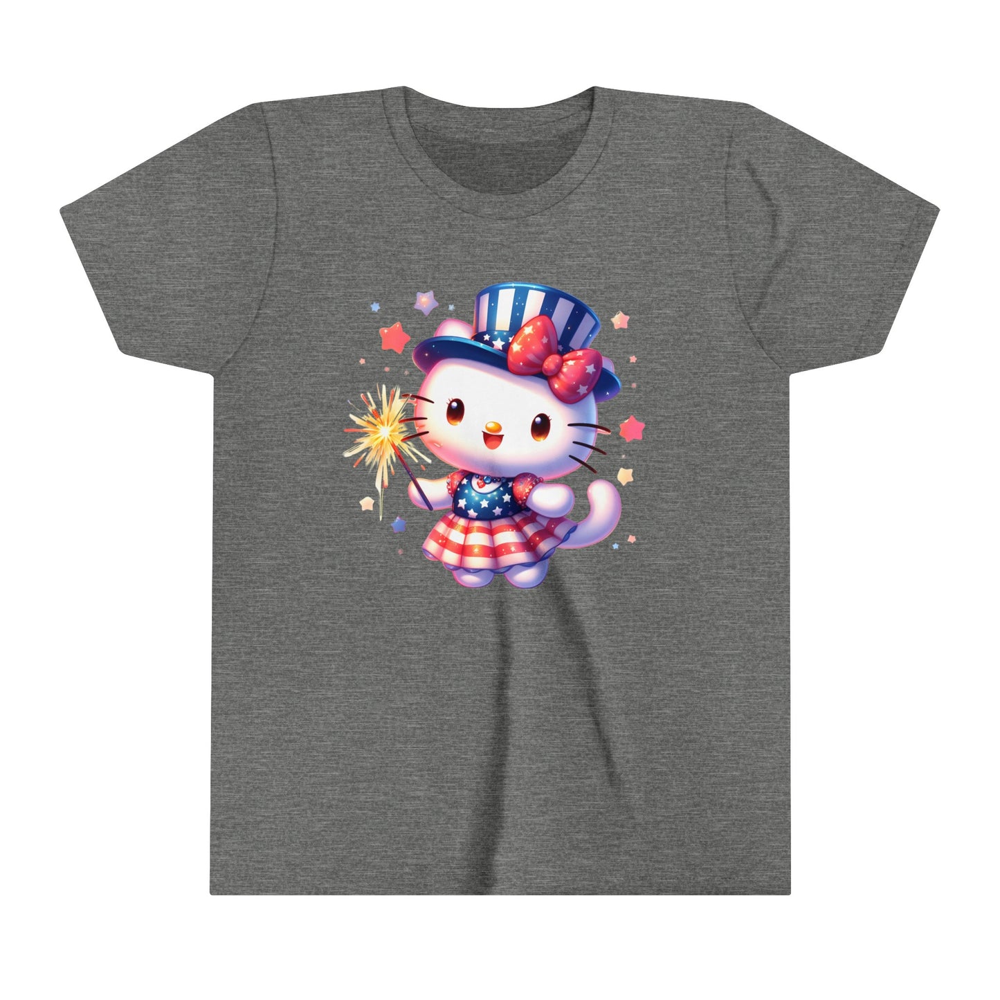 Sparkler Hello Kitty Youth Short Sleeve Tee