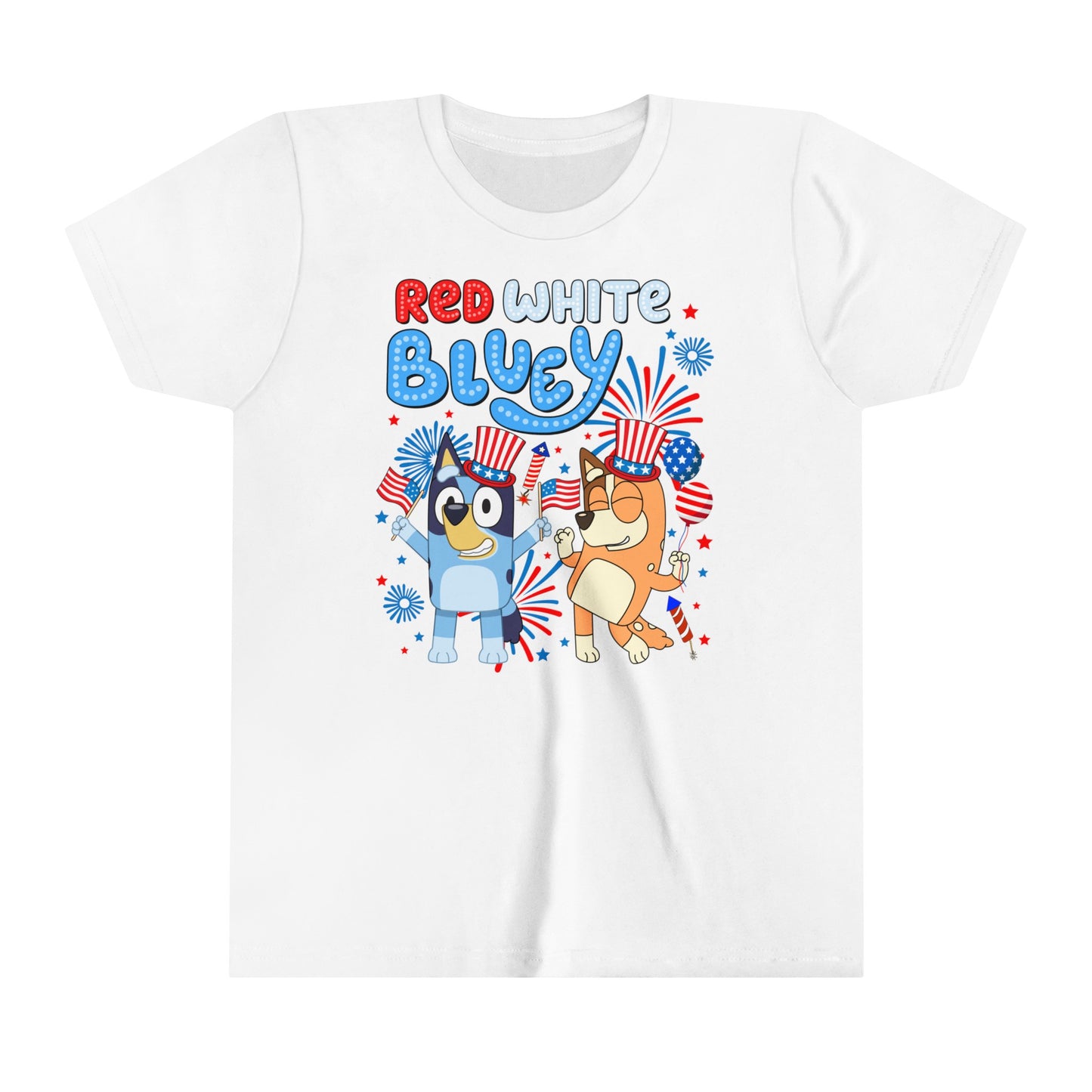 Red, White & Bluey Youth Short Sleeve Tee