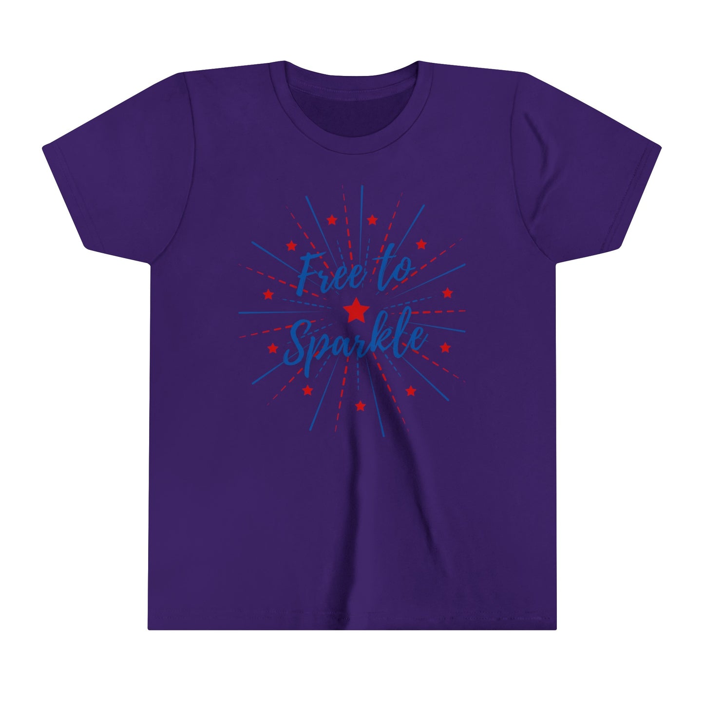 Free to Sparkle Youth Short Sleeve Tee
