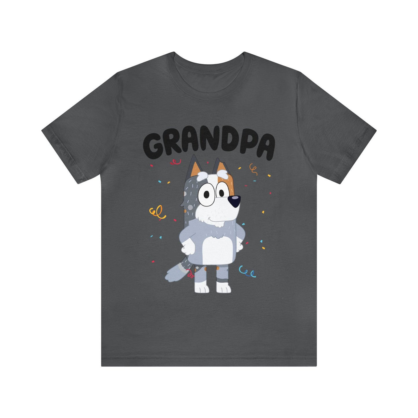 Grandpa Bluey Birthday Short sleeve Tshirt