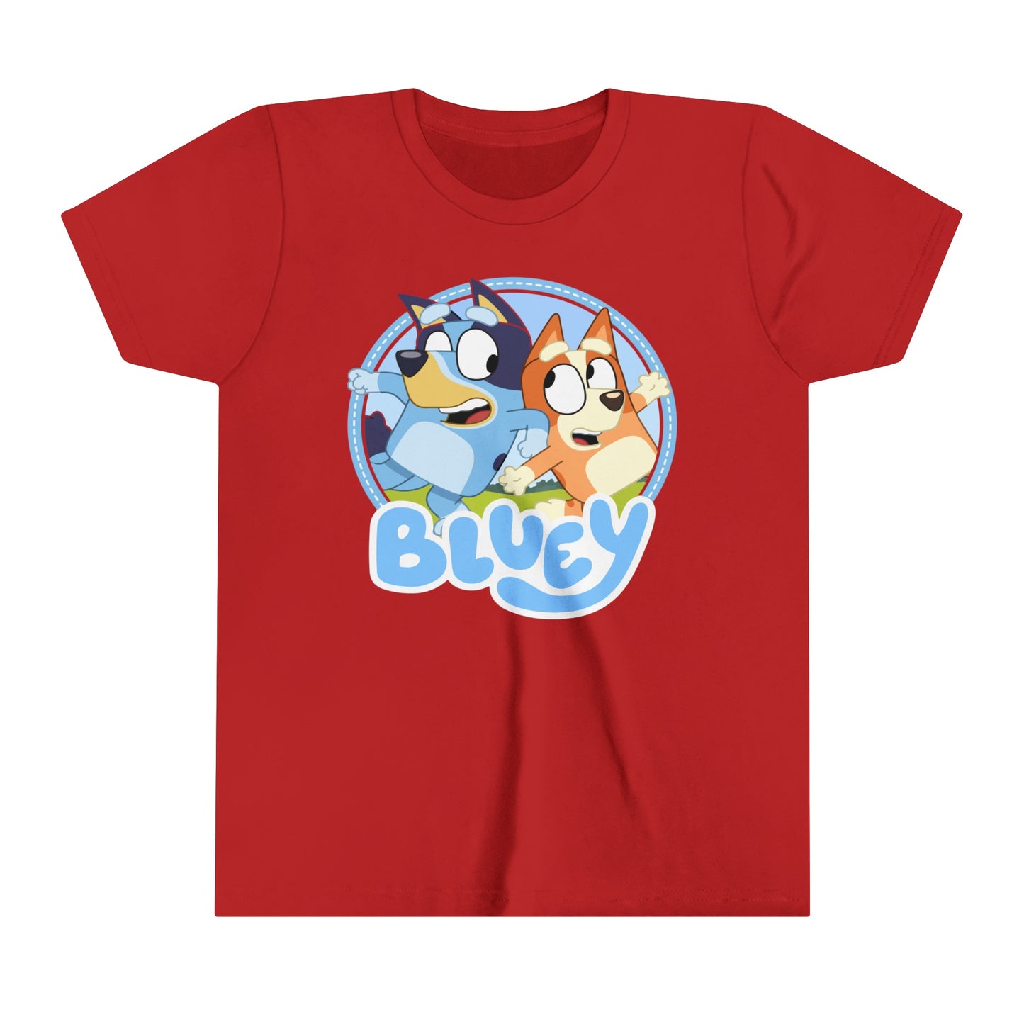 Bluey logo youth Sleeve Tshirt