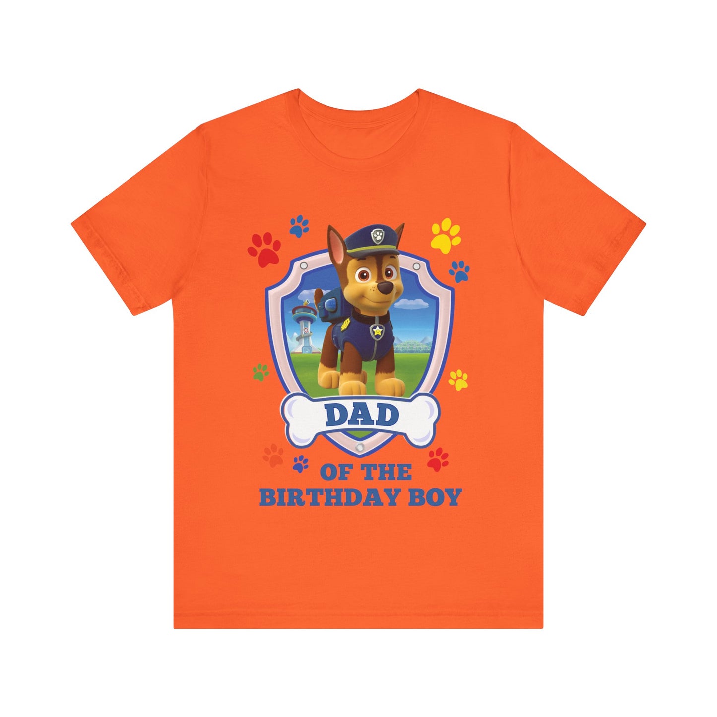Dad of the Birthday Boy Jersey Short Sleeve Tee