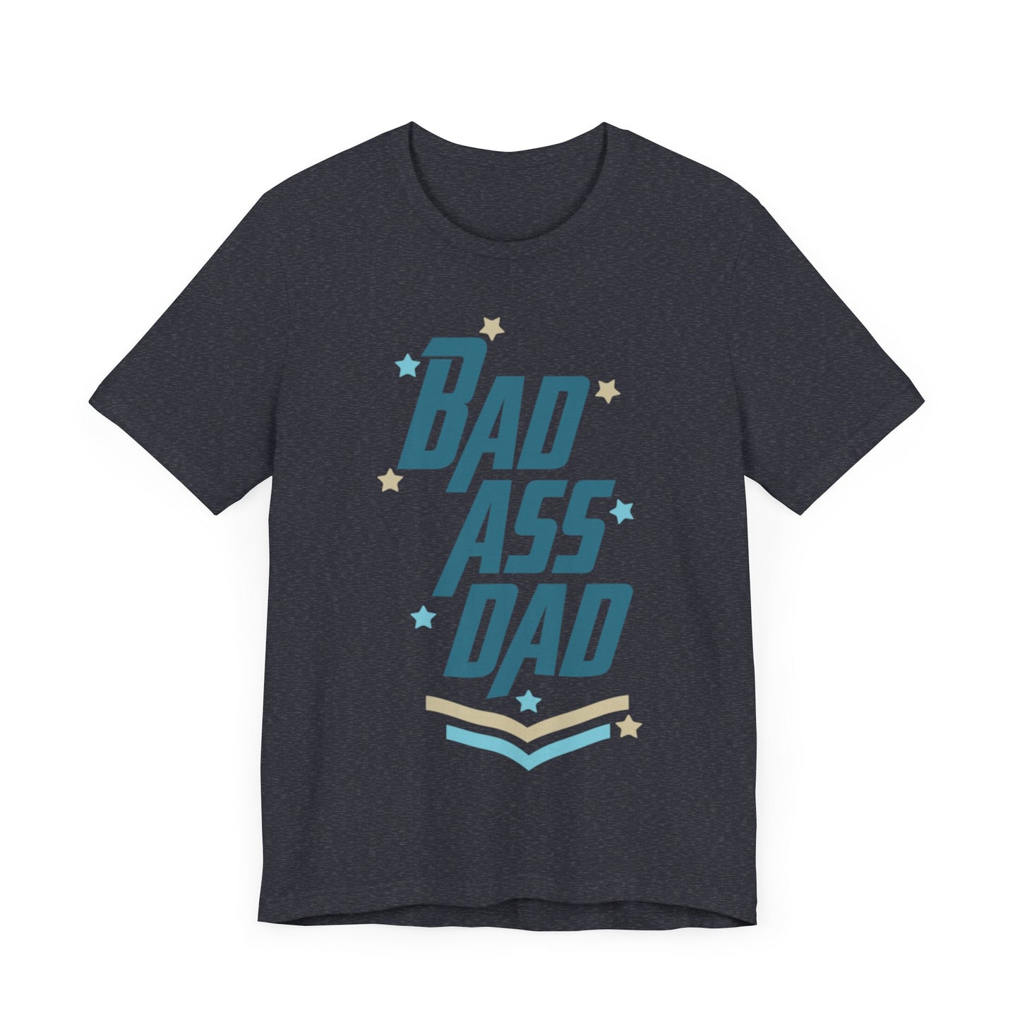 Bad Ass Dad Jersey Short Sleeve Tee