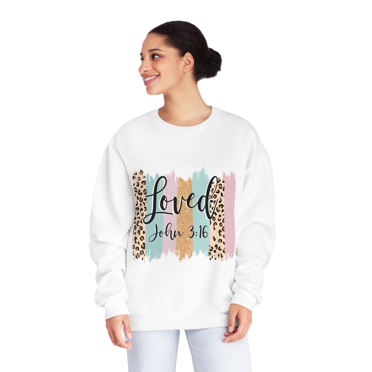 Loved John 3:16 Crewneck Sweatshirt