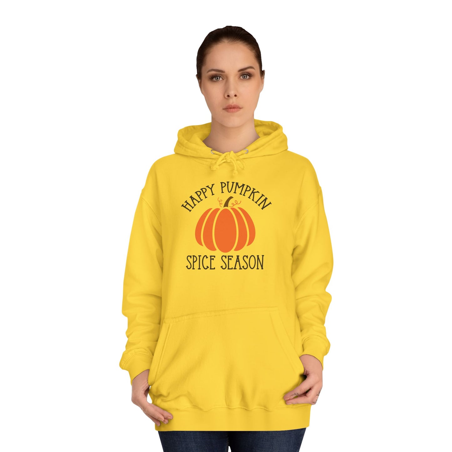 Happy Pumpkin Spice Season College Hoodie