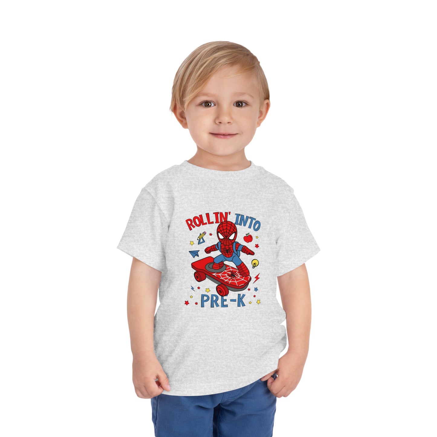 Rollin' Into Pre-K Toddler Short Sleeve Tee