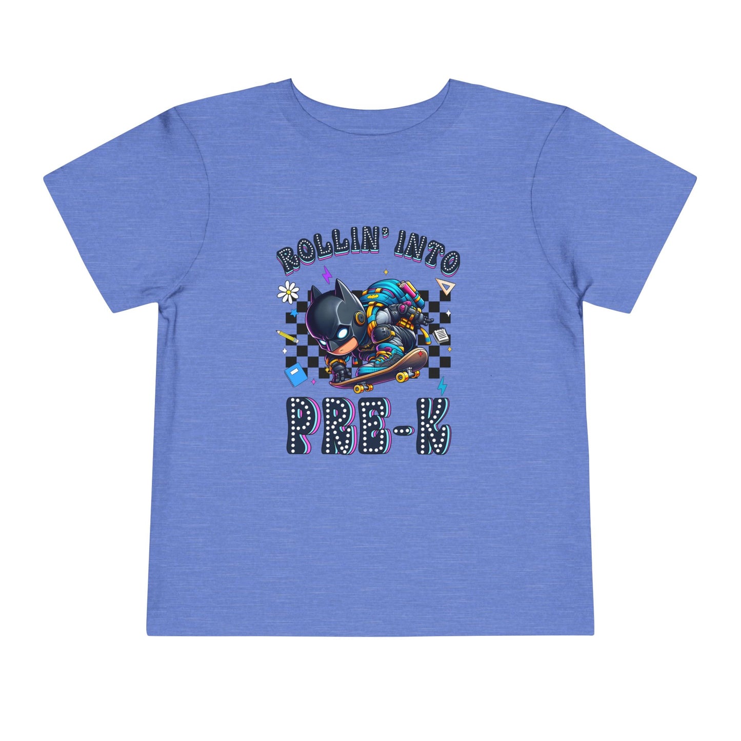 BATMAN - Rollin' Into Pre-K Toddler Short Sleeve Tee