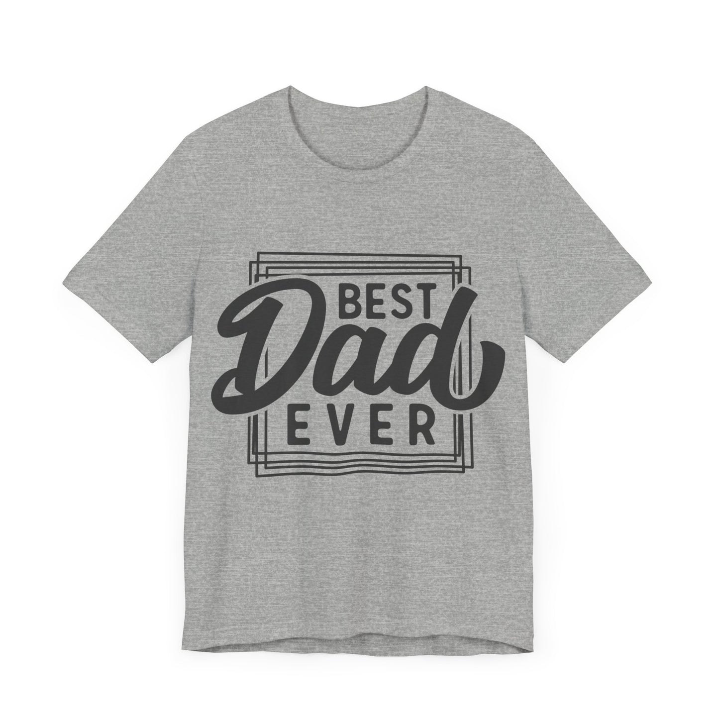 Best Dad Ever Jersey Short Sleeve Tee