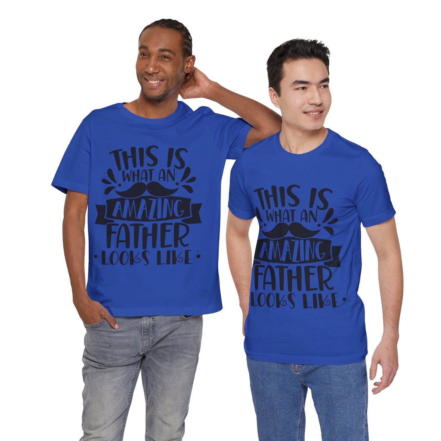 This is What an Amazing Father Looks Like Jersey Short Sleeve Tee