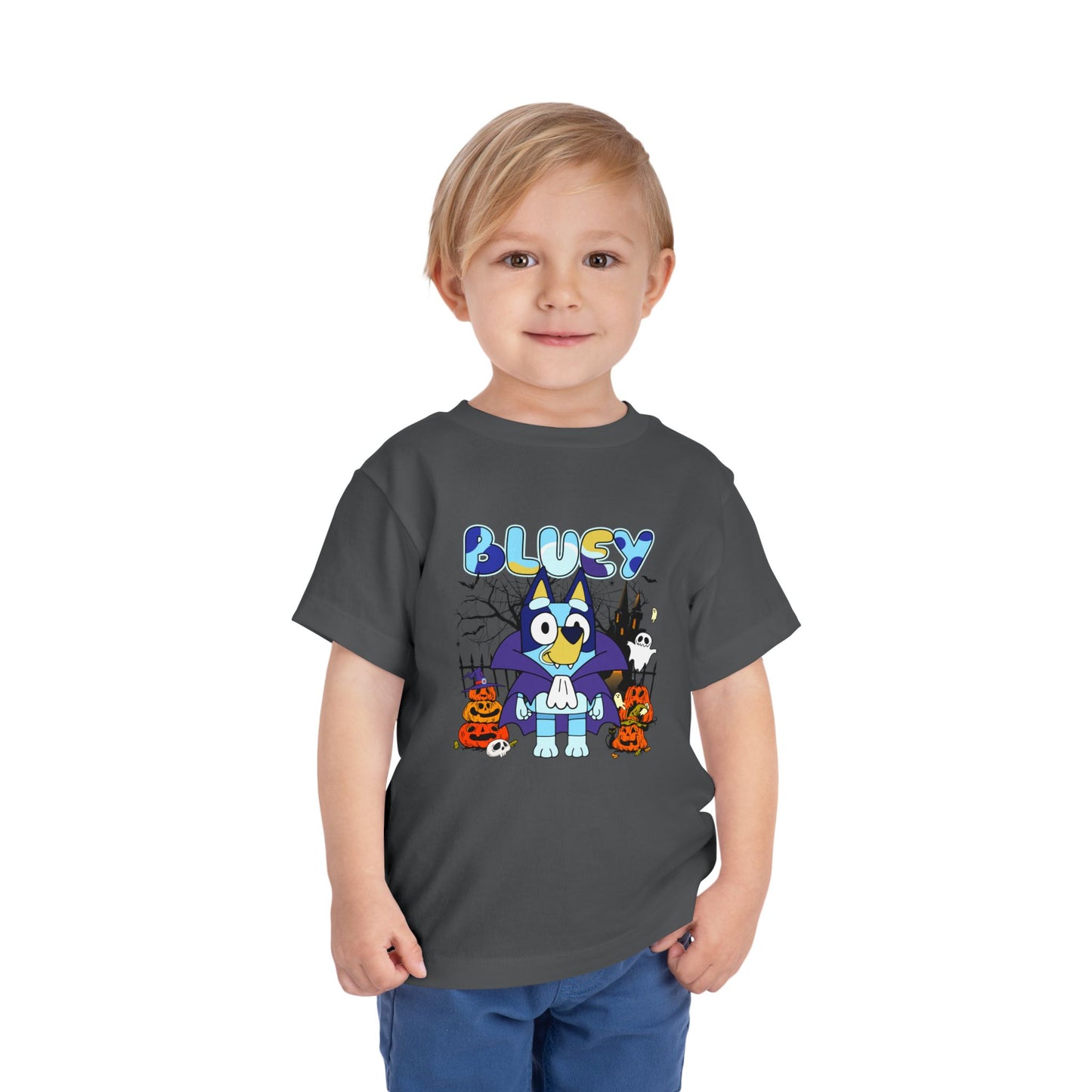 Bluey vampire Toddler Short Sleeve Tee