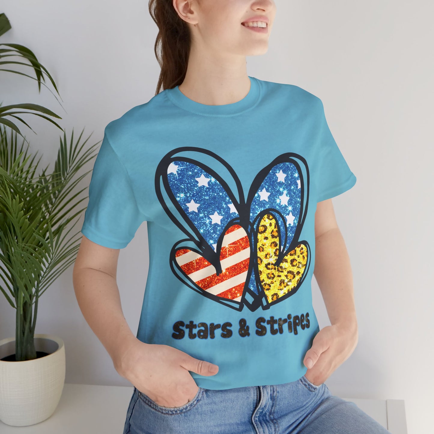 Stars and Stripes Short Sleeve Tee