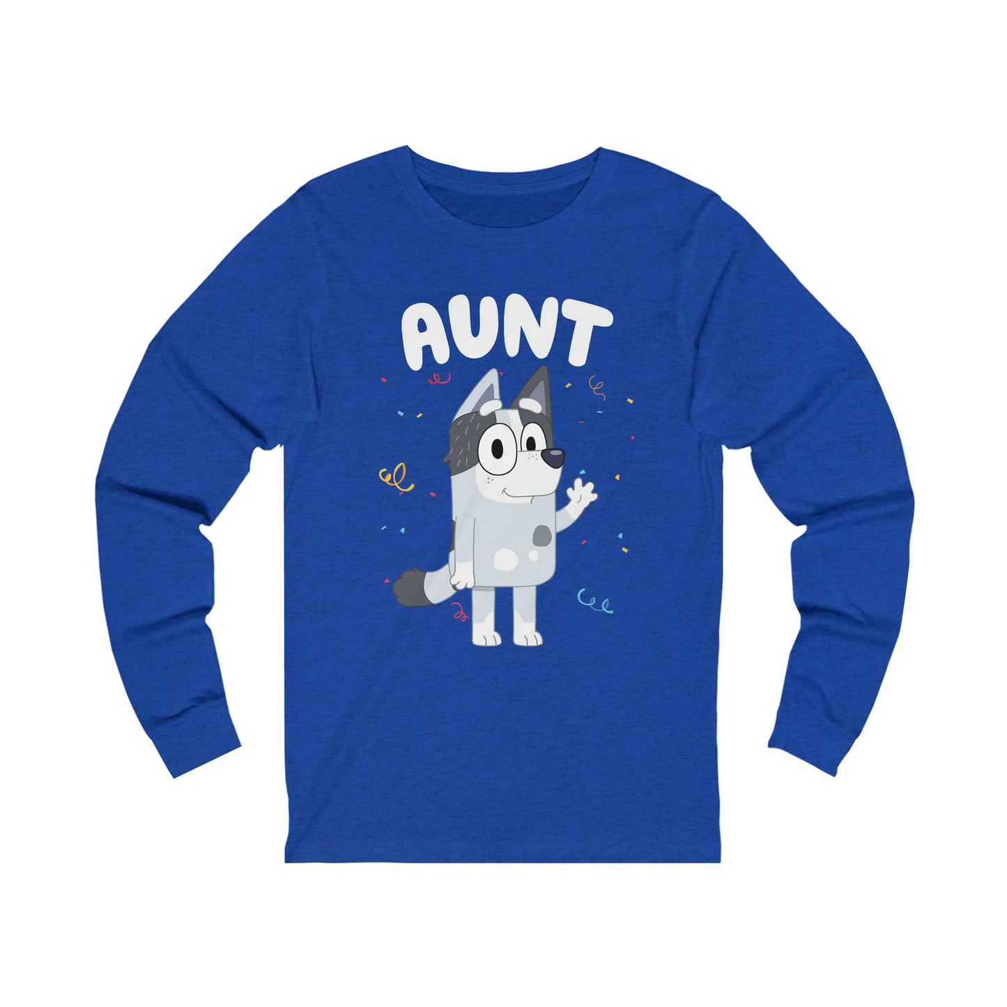 Aunt Bluey Birthday long sleeve Tshirt