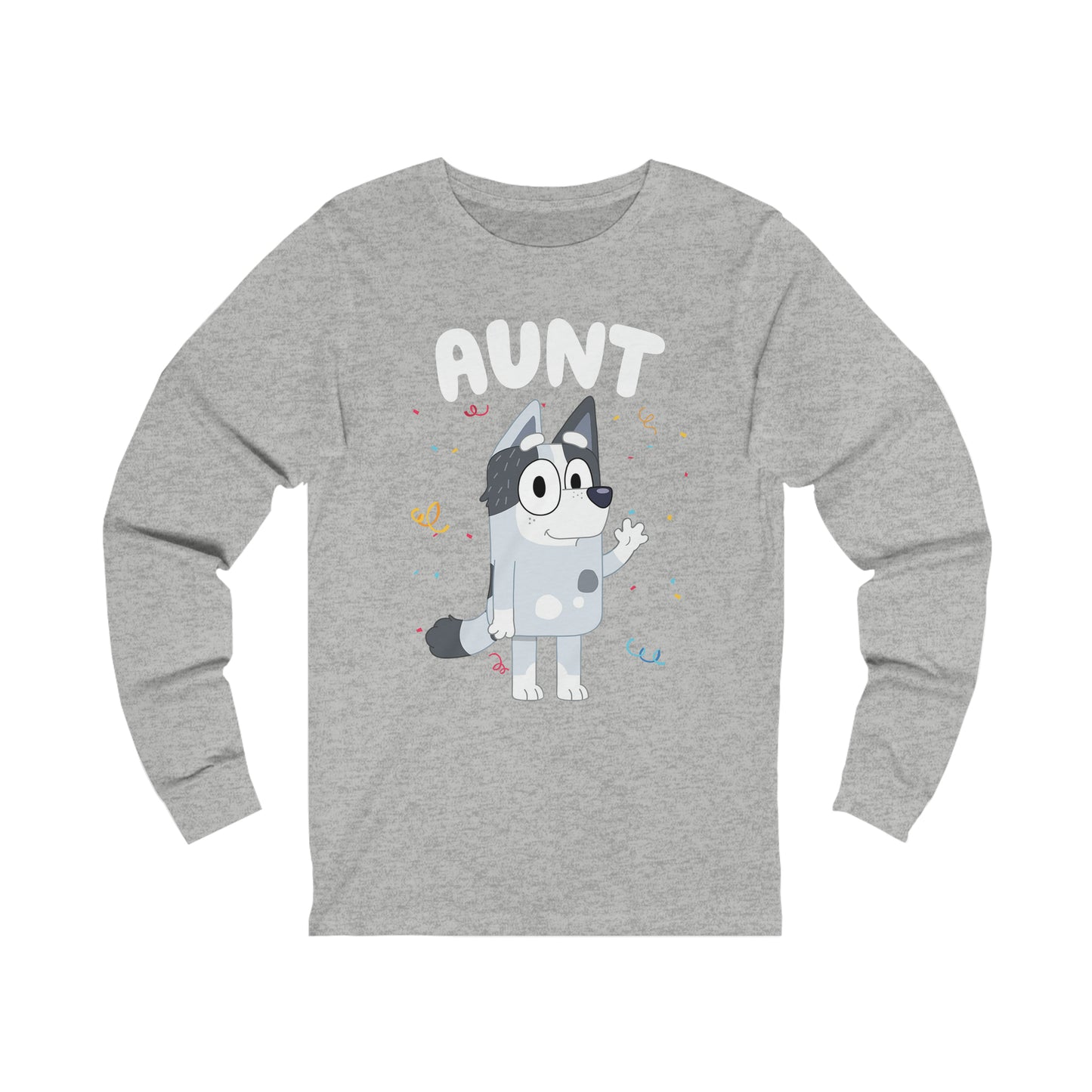 Aunt Bluey Birthday long sleeve Tshirt