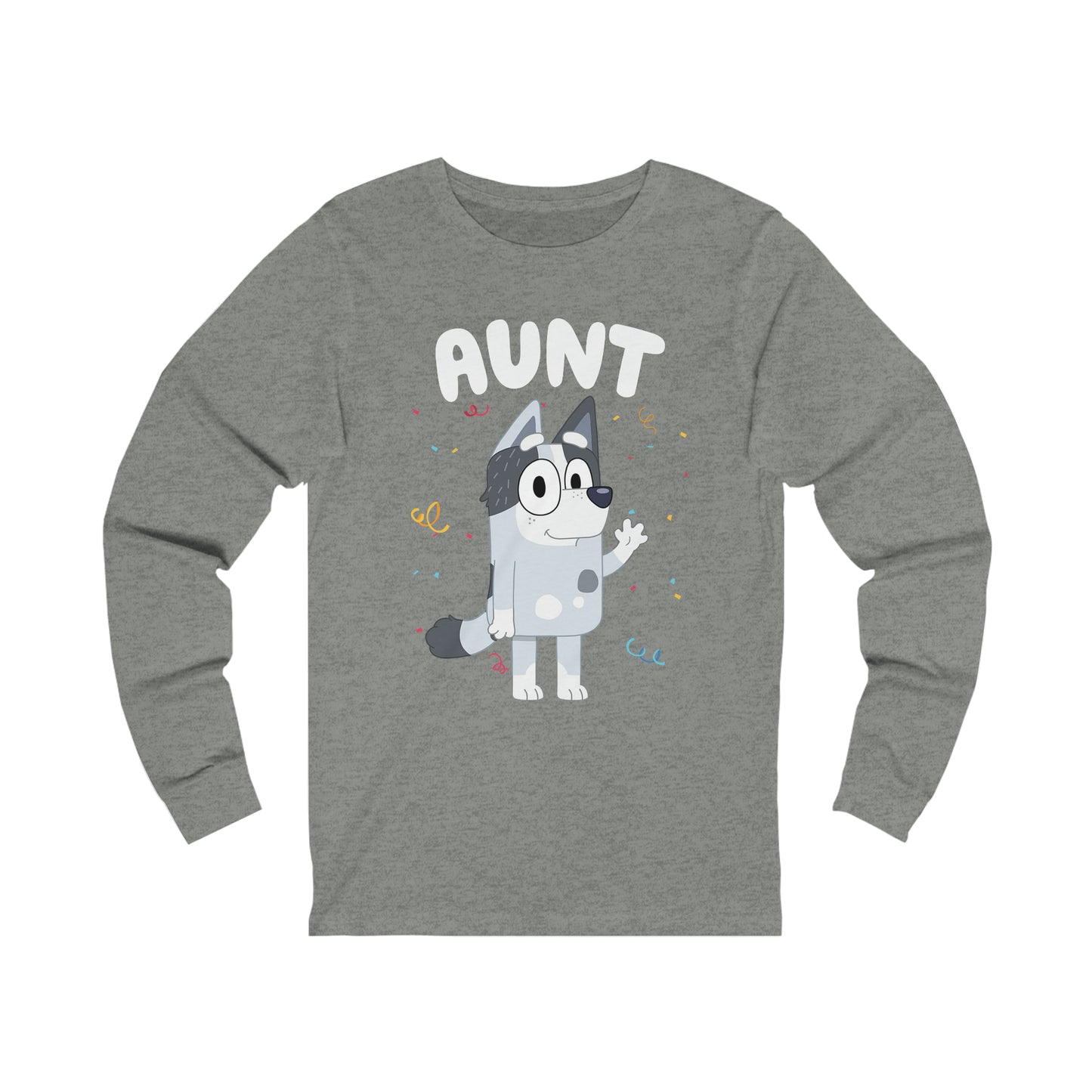 Aunt Bluey Birthday long sleeve Tshirt