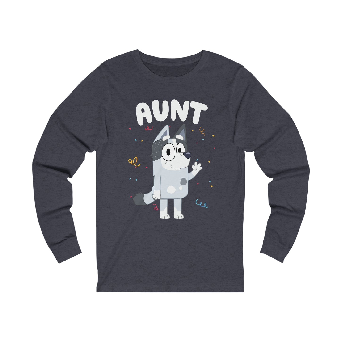 Aunt Bluey Birthday long sleeve Tshirt