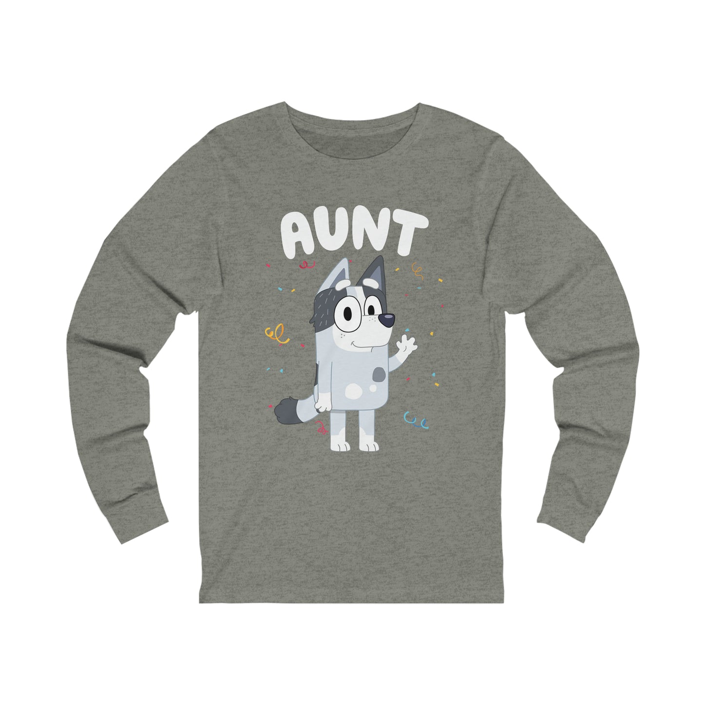 Aunt Bluey Birthday long sleeve Tshirt