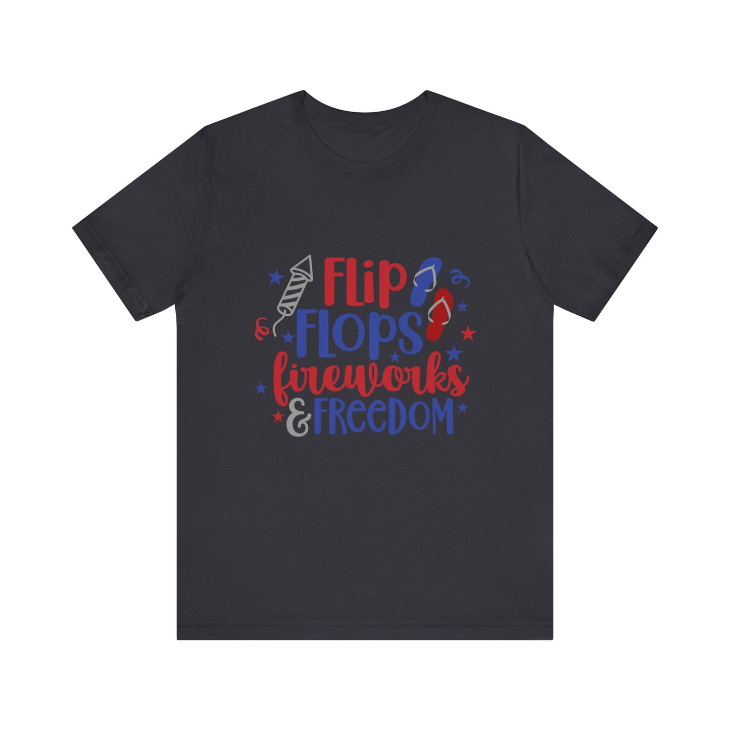 Flip Flops & Fireworks Jersey Short Sleeve Tee