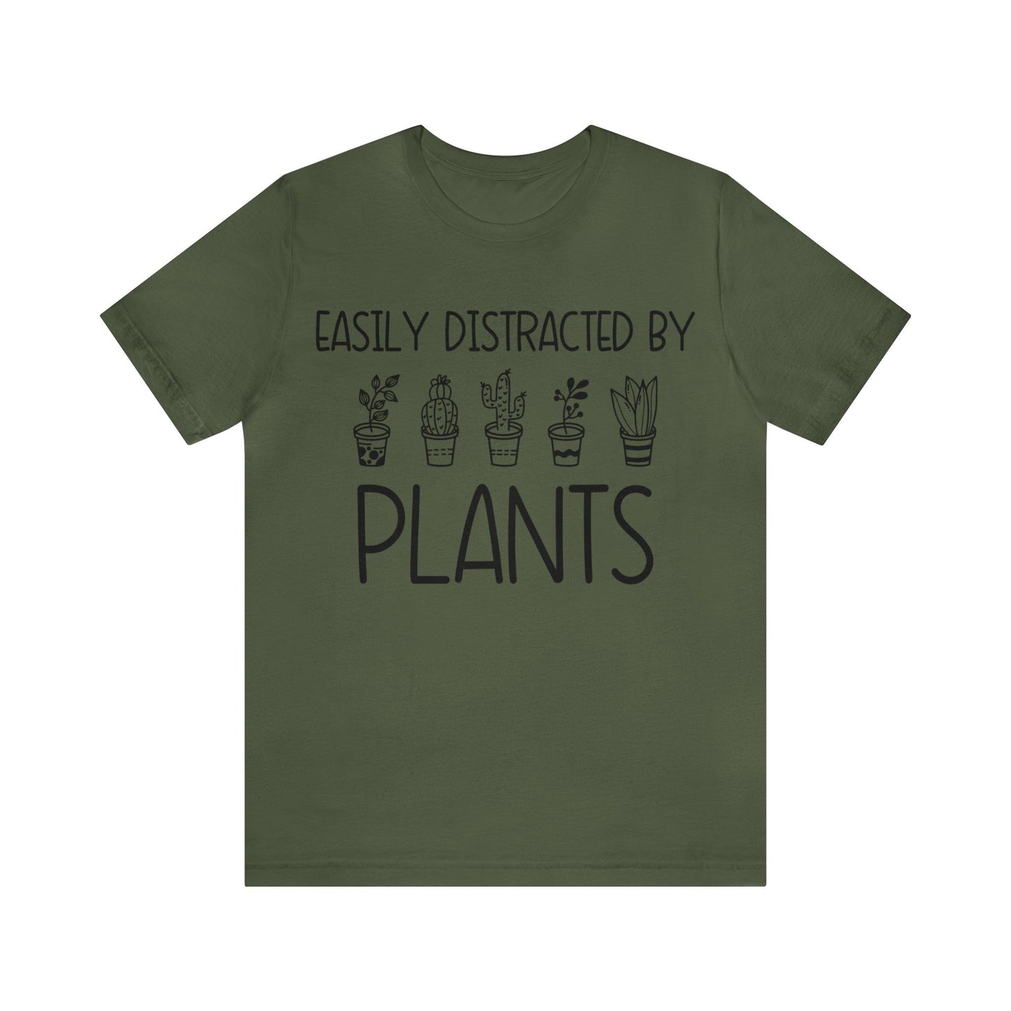 Easily Distracted by Plants Short Sleeve Tee