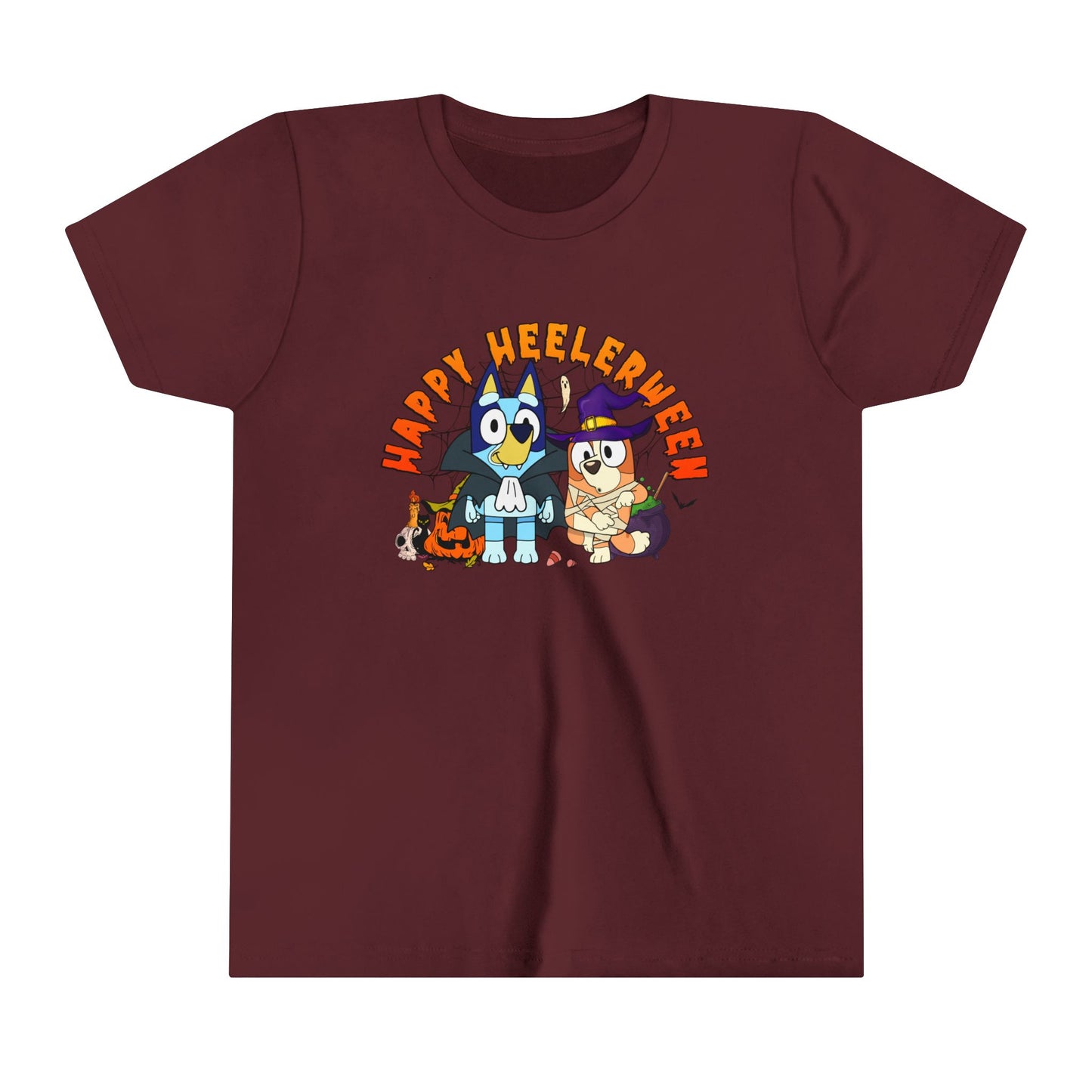 Happy Heelerween Youth Short Sleeve Tee