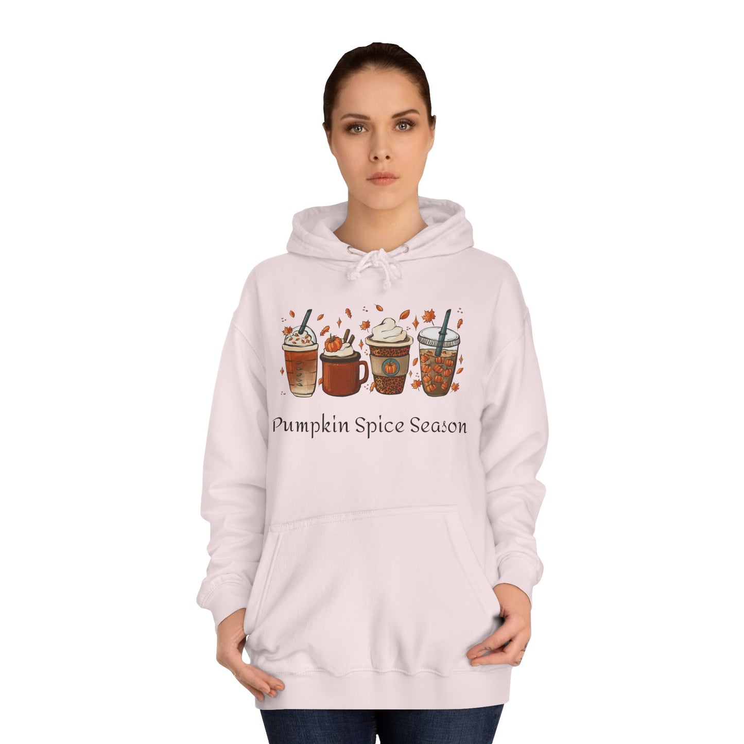Pumpkin Spice Season College Hoodie