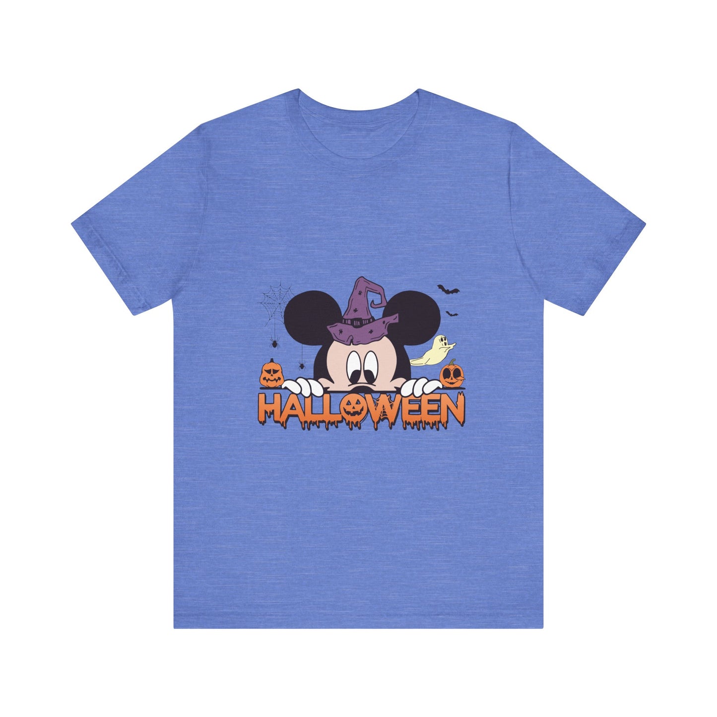 Mickey Halloween (front and back) Jersey Short Sleeve Tee