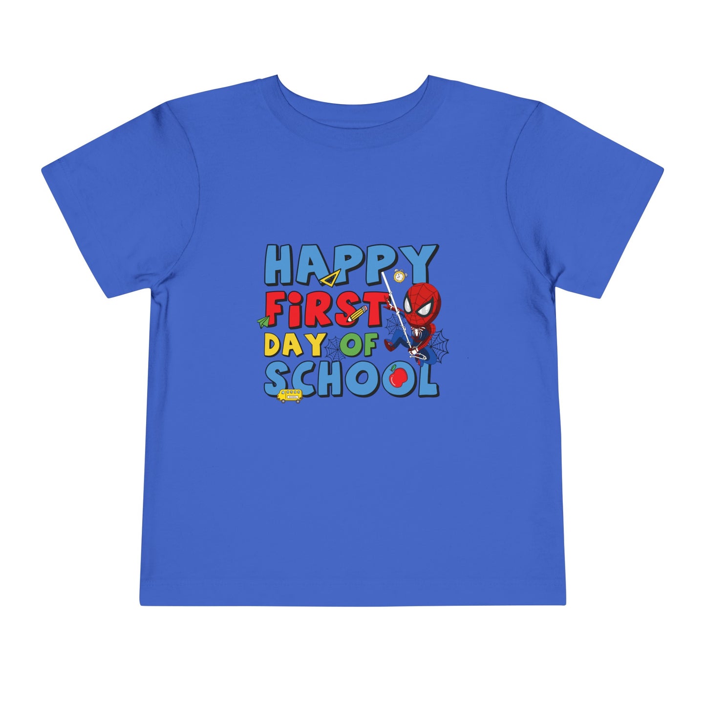 Happy First Day of School Toddler Short Sleeve Tee