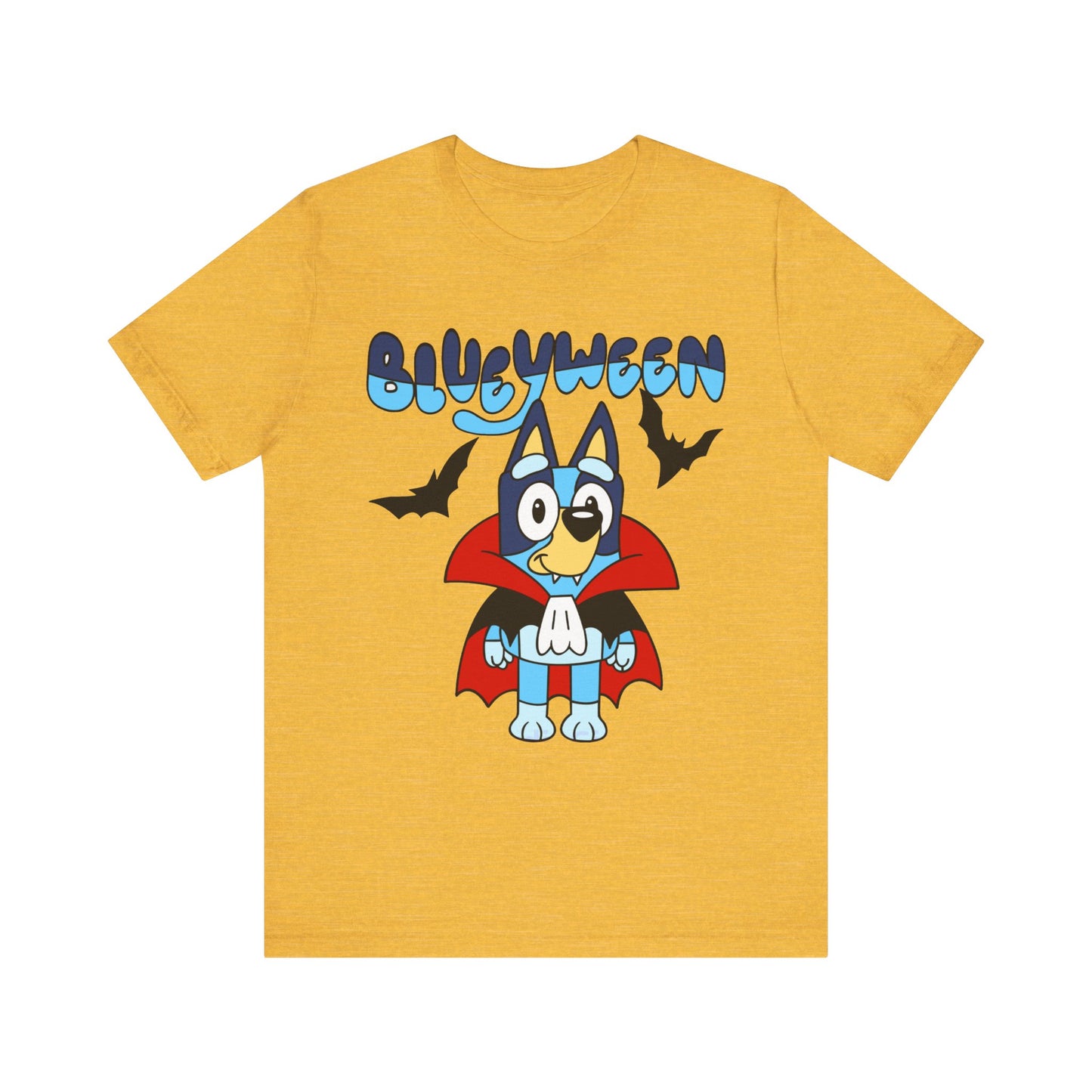 Blueyween "Blue Vampire" (front and back) Jersey Short Sleeve Tee
