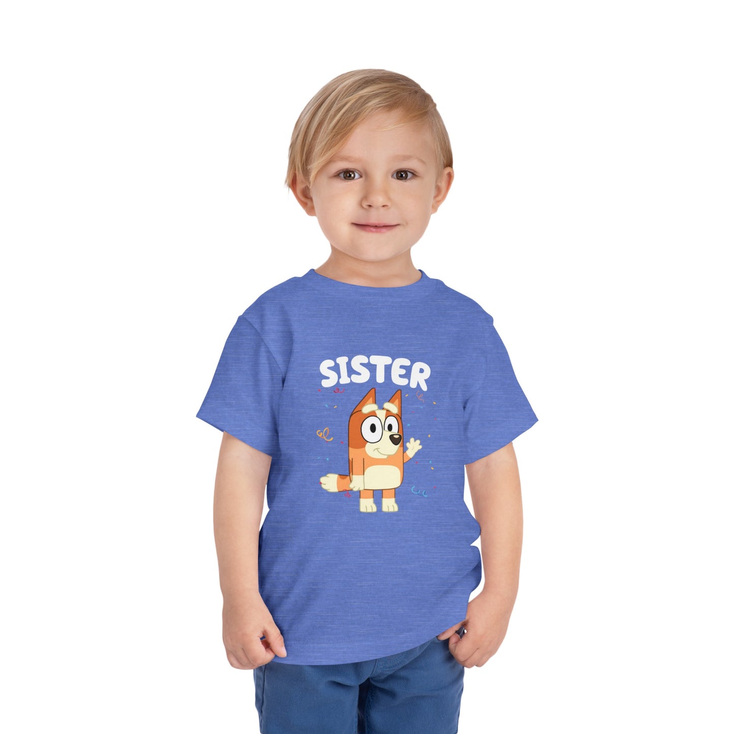 Sister Birthday Toddler Short Sleeve Tee
