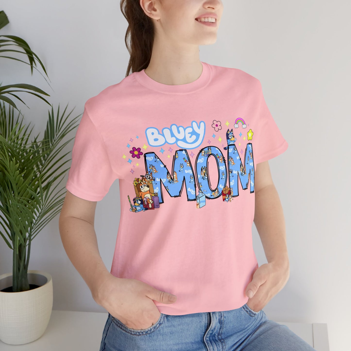 BLUEY MOM AFFIRMATIONS short sleeve tshirt