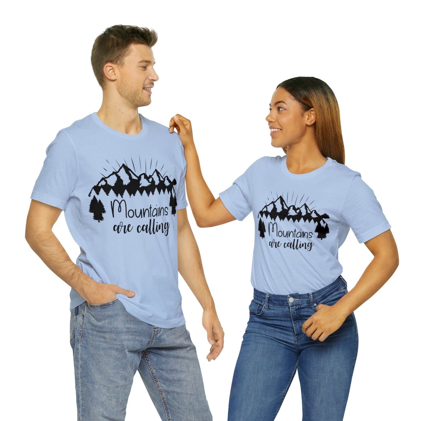 Mountains are Calling Short Sleeve Tshirt