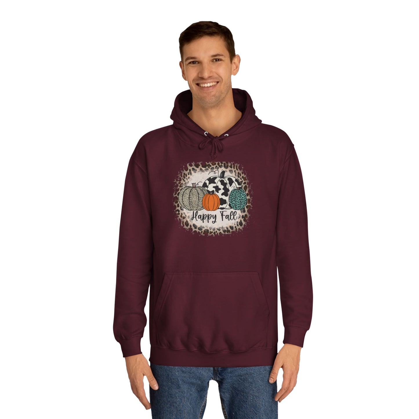 Happy Fall College Hoodie