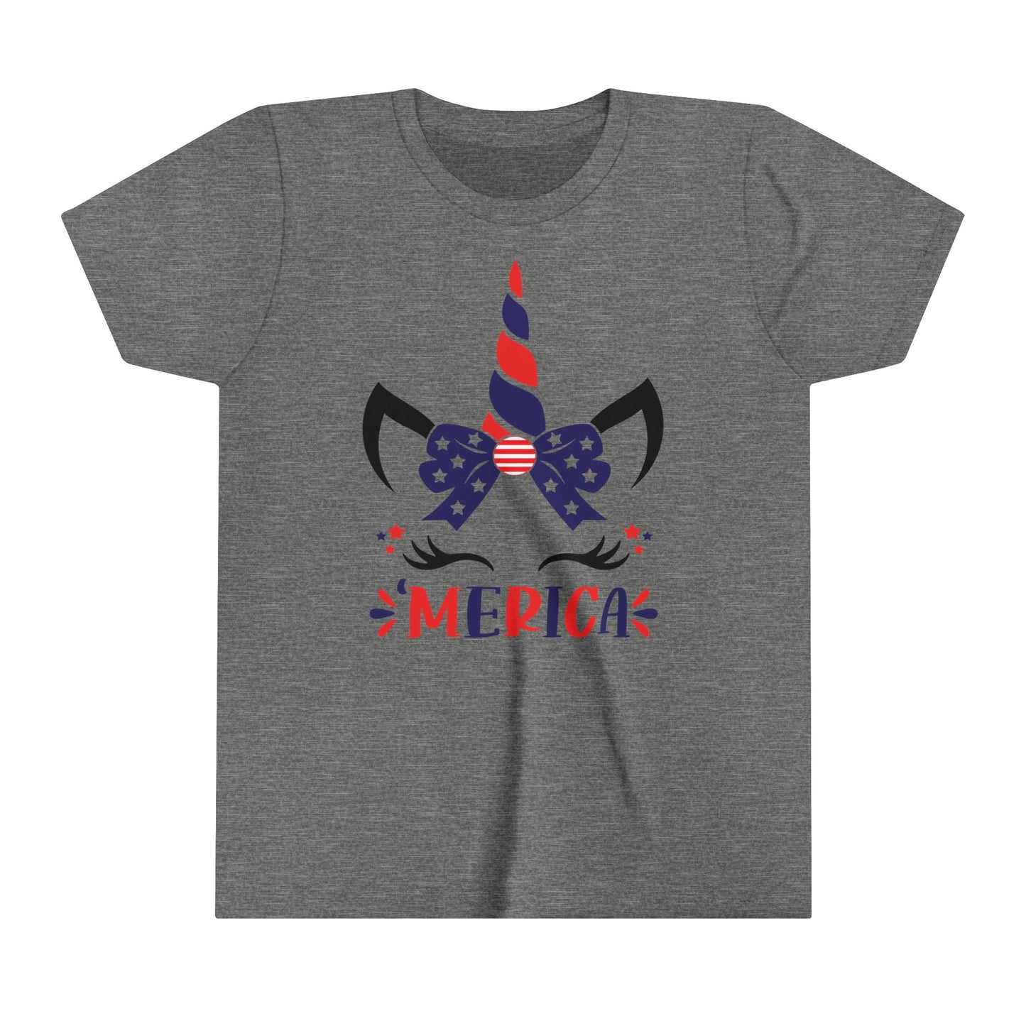 Unicorn 'Merica Youth Short Sleeve Tee