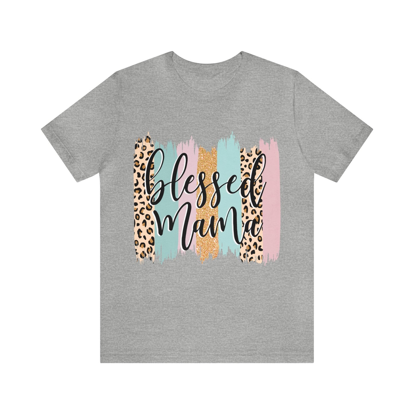 Blessed Mama Leopard short sleeve tshirt