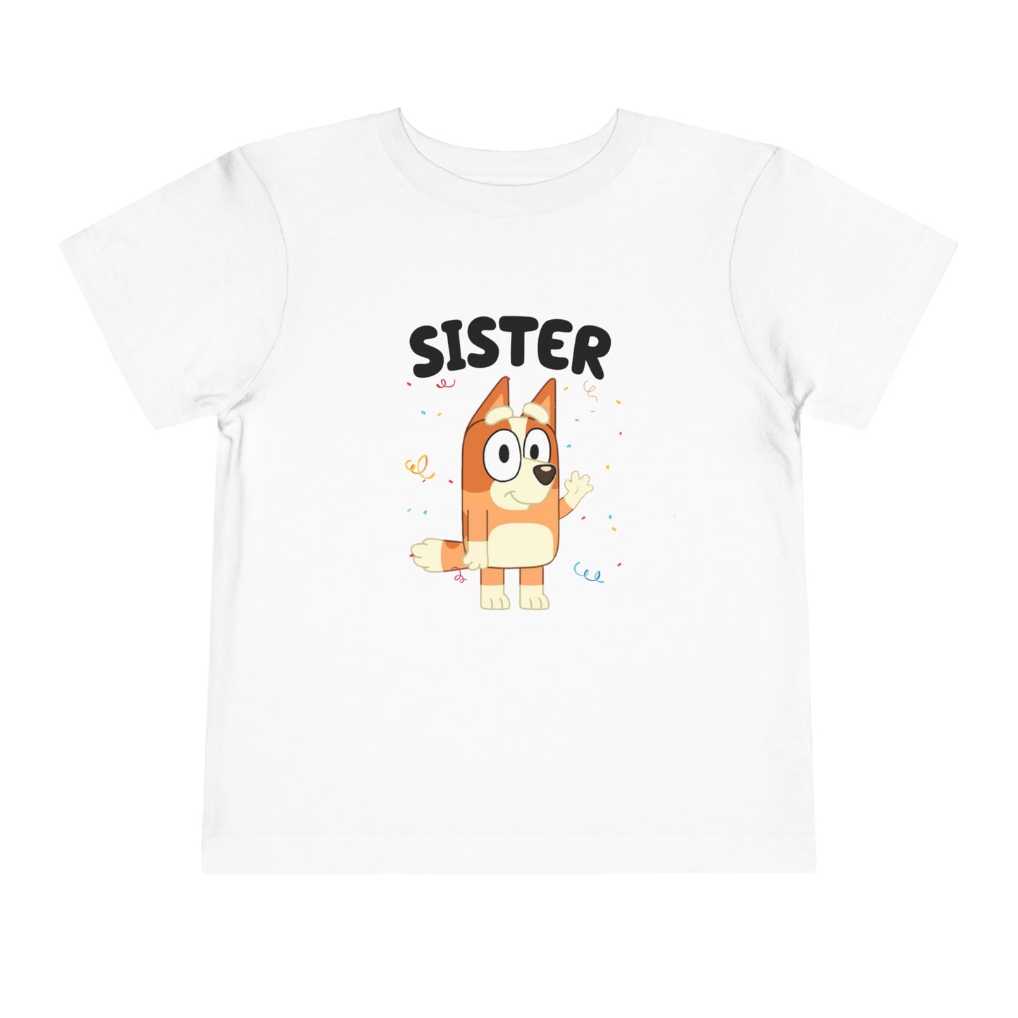Sister Birthday Toddler Short Sleeve Tee