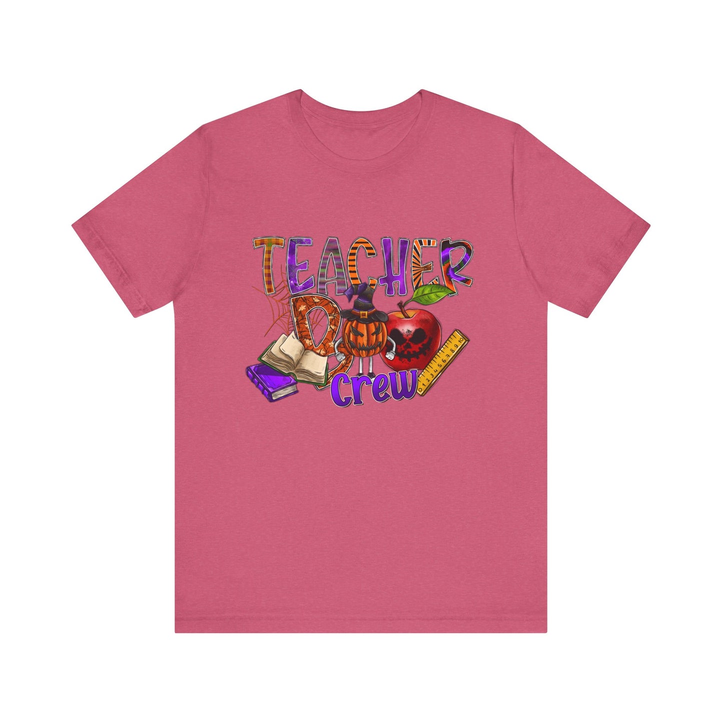 Teacher Boo Crew Jersey Short Sleeve Tee