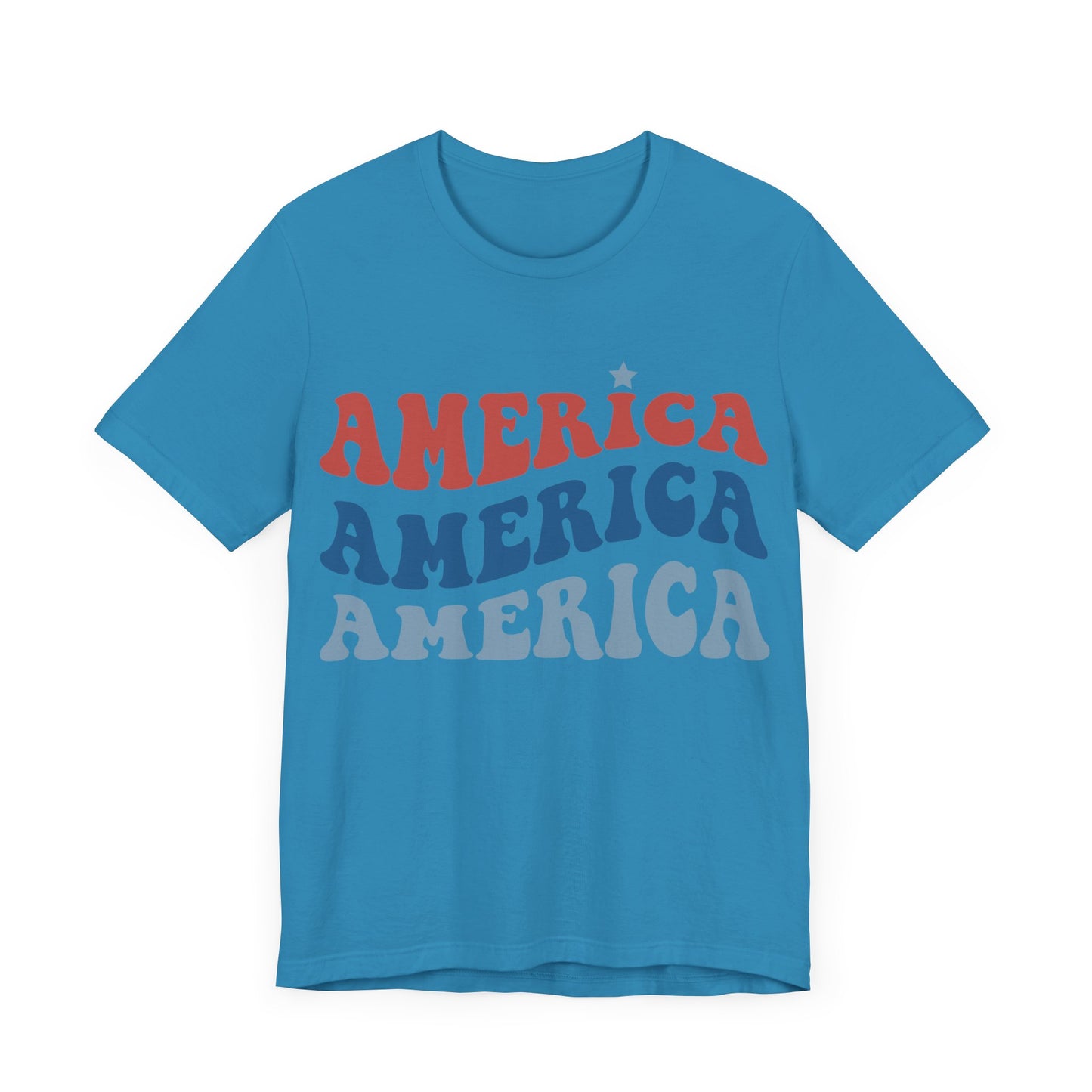 AMERICA Jersey Short Sleeve Tee