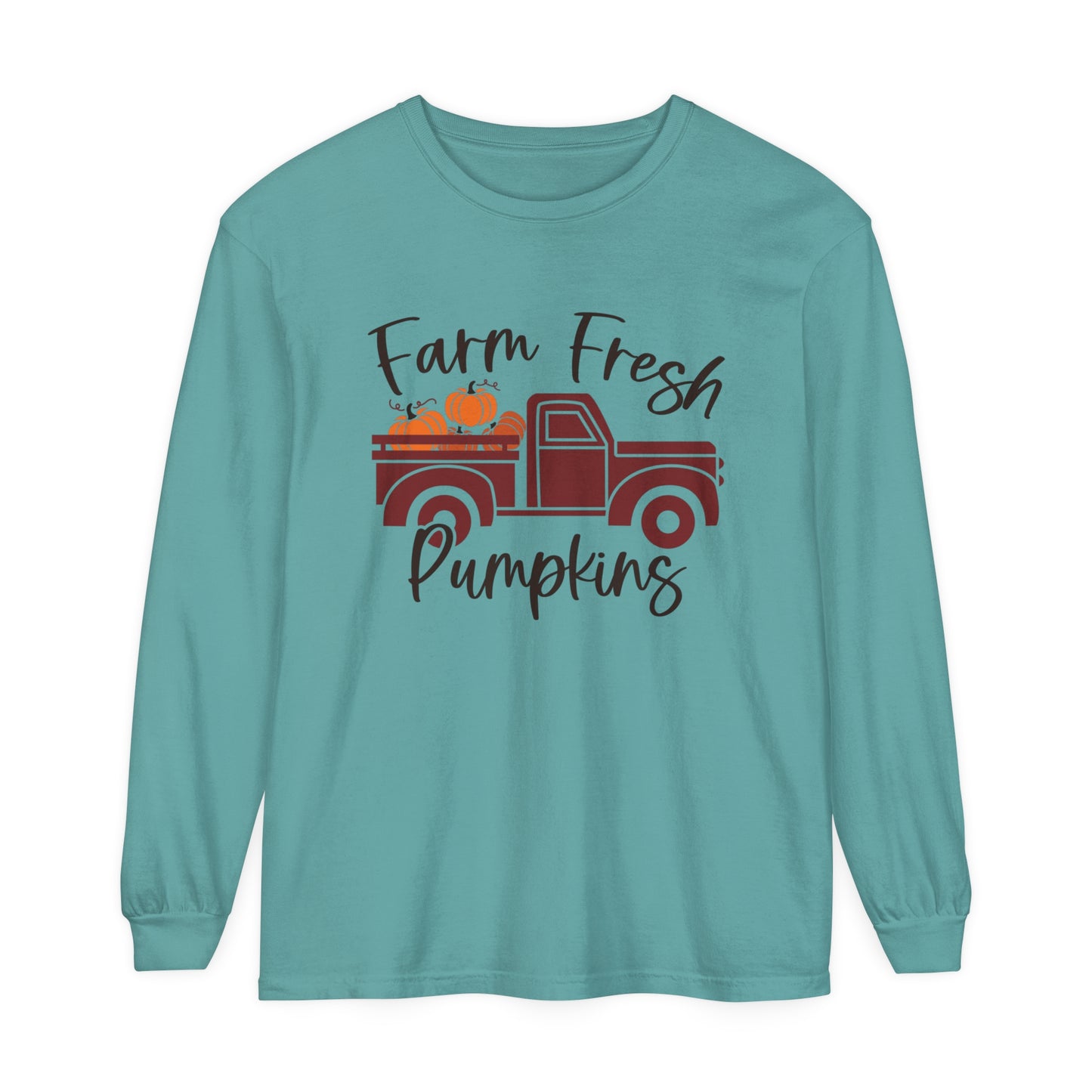 Farm Fresh Pumpkins Long Sleeve T-Shirt