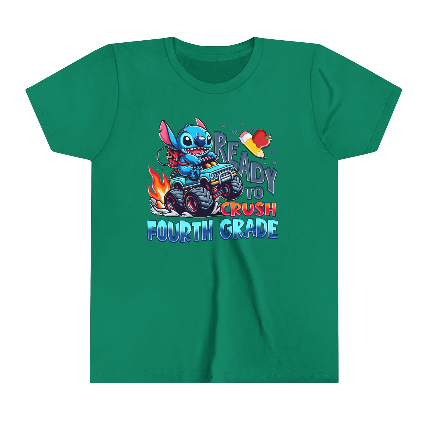 Ready to Crush Fourth Grade Youth Short Sleeve Tee