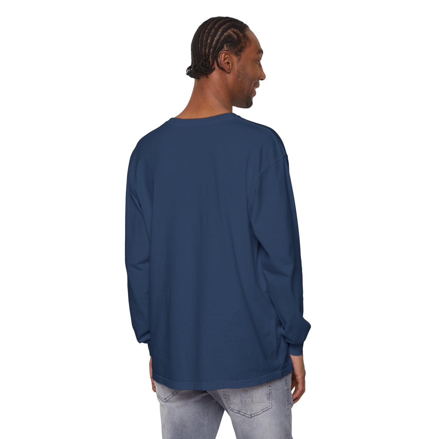 Happy Fall Garment-dyed Long Sleeve T-Shirt