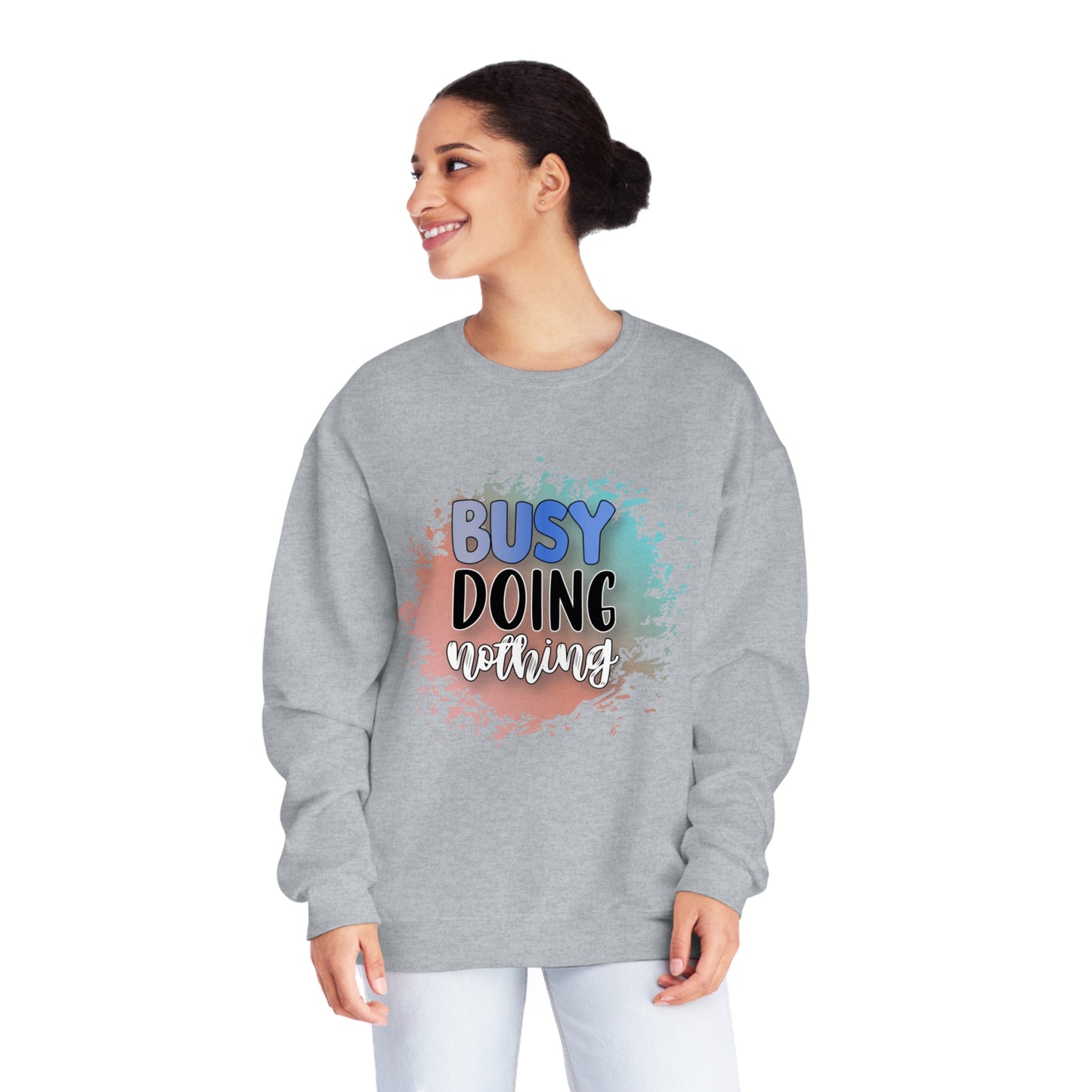 Busy Doing Nothing Crewneck Sweatshirt