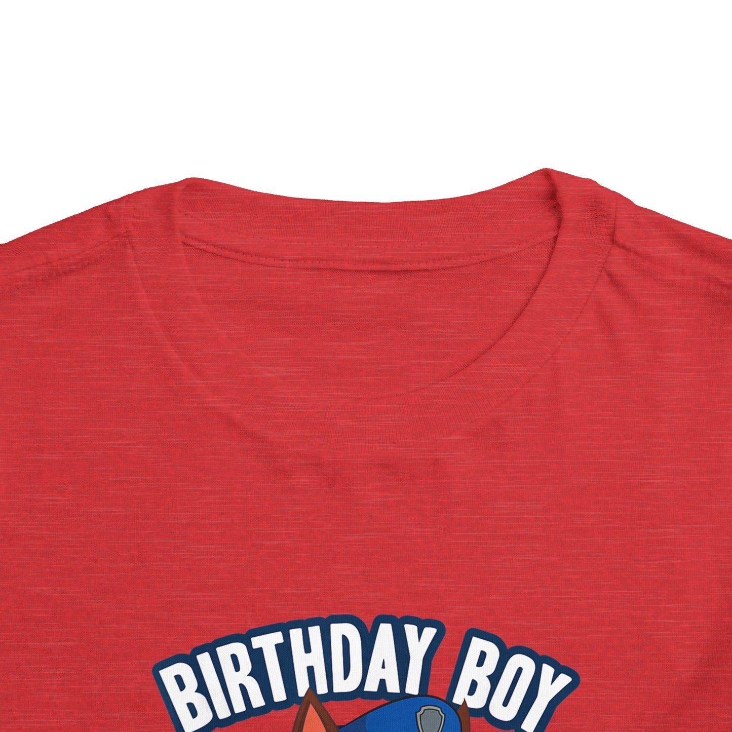 Paw Patrol Chase Birthday Boy Toddler Short Sleeve Tee
