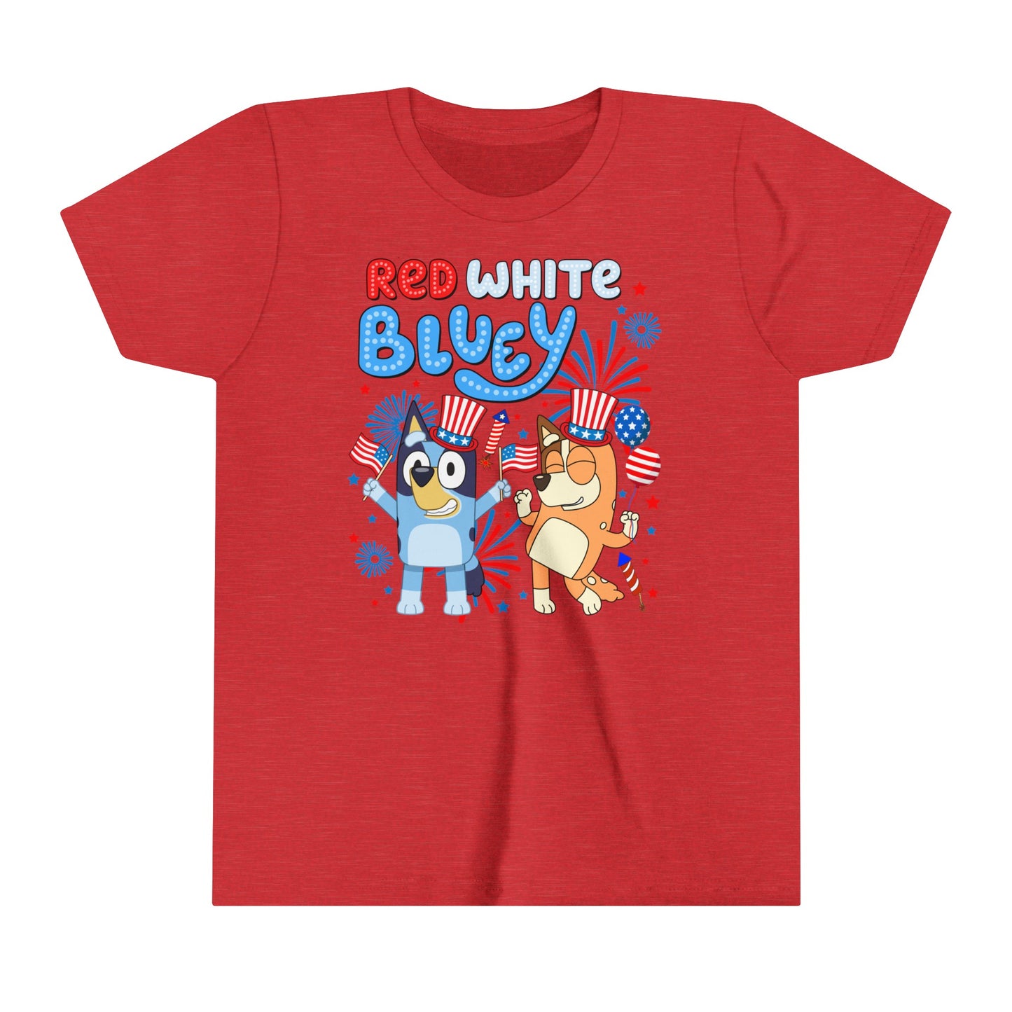 Red, White & Bluey Youth Short Sleeve Tee