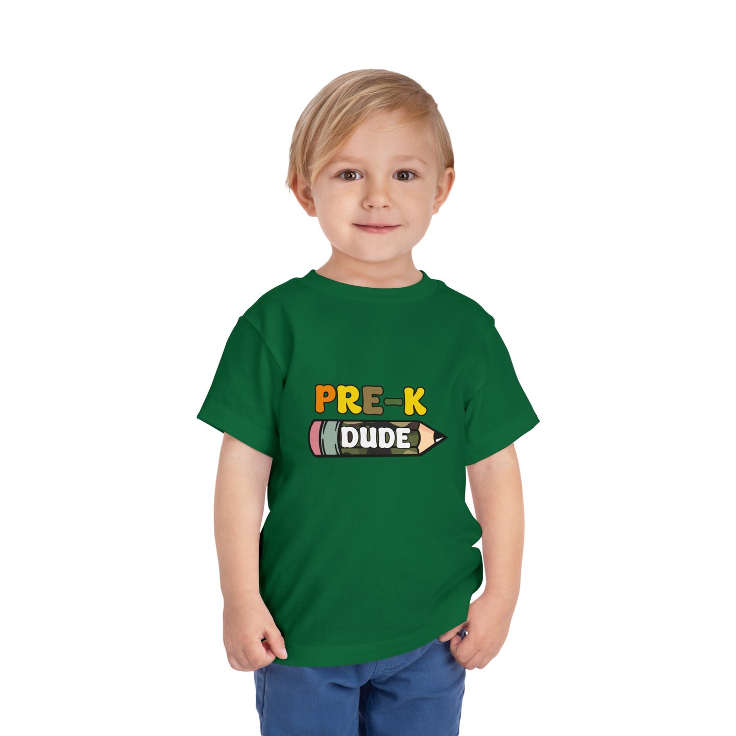 Pre-K Dude Toddler Short Sleeve Tee