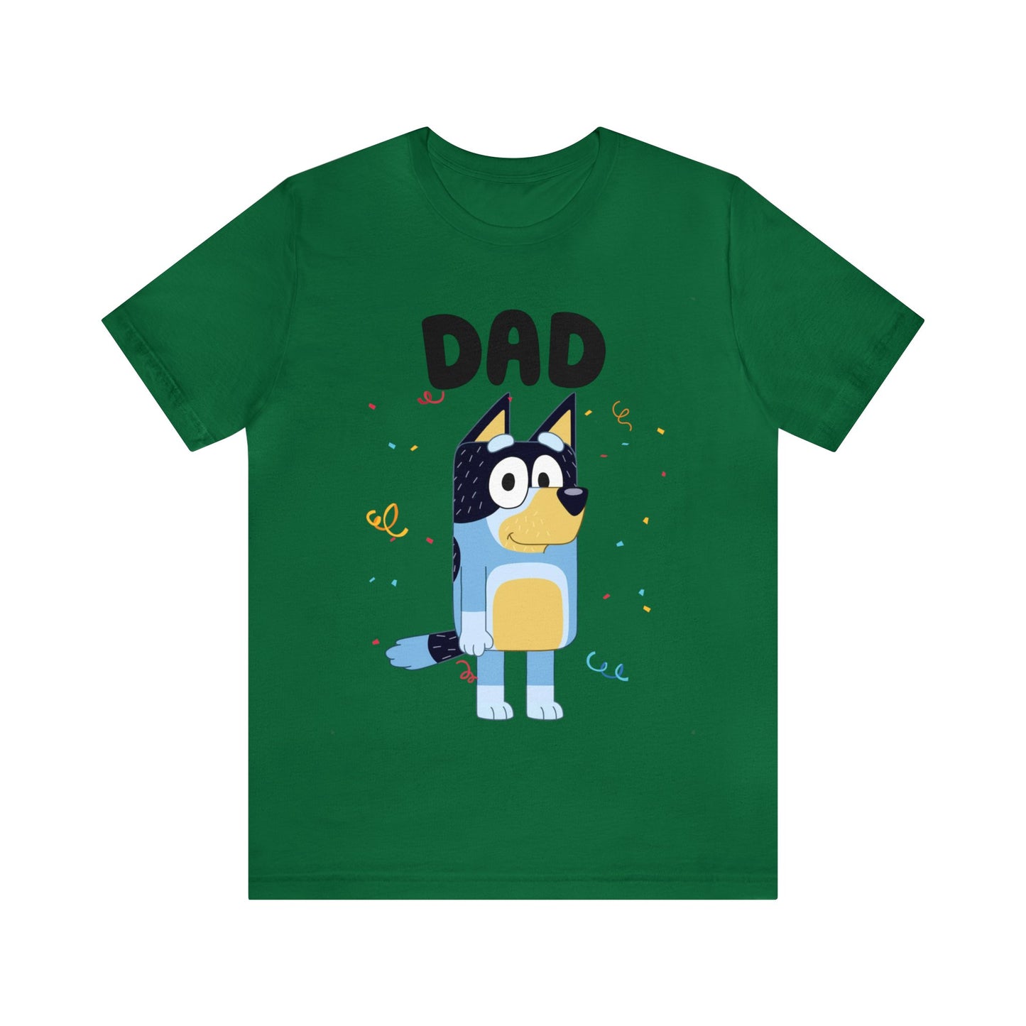 Dad Bluey Birthday Short sleeve Tshirt