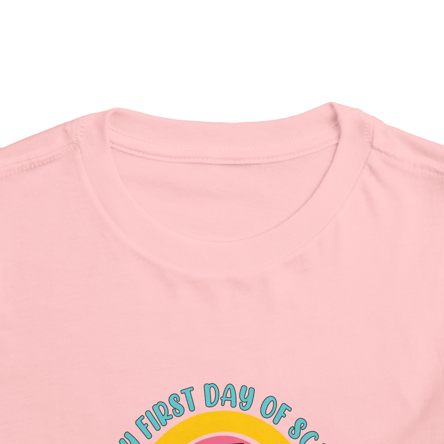 Happy First Day of School - Kindergarten Toddler Short Sleeve Tee