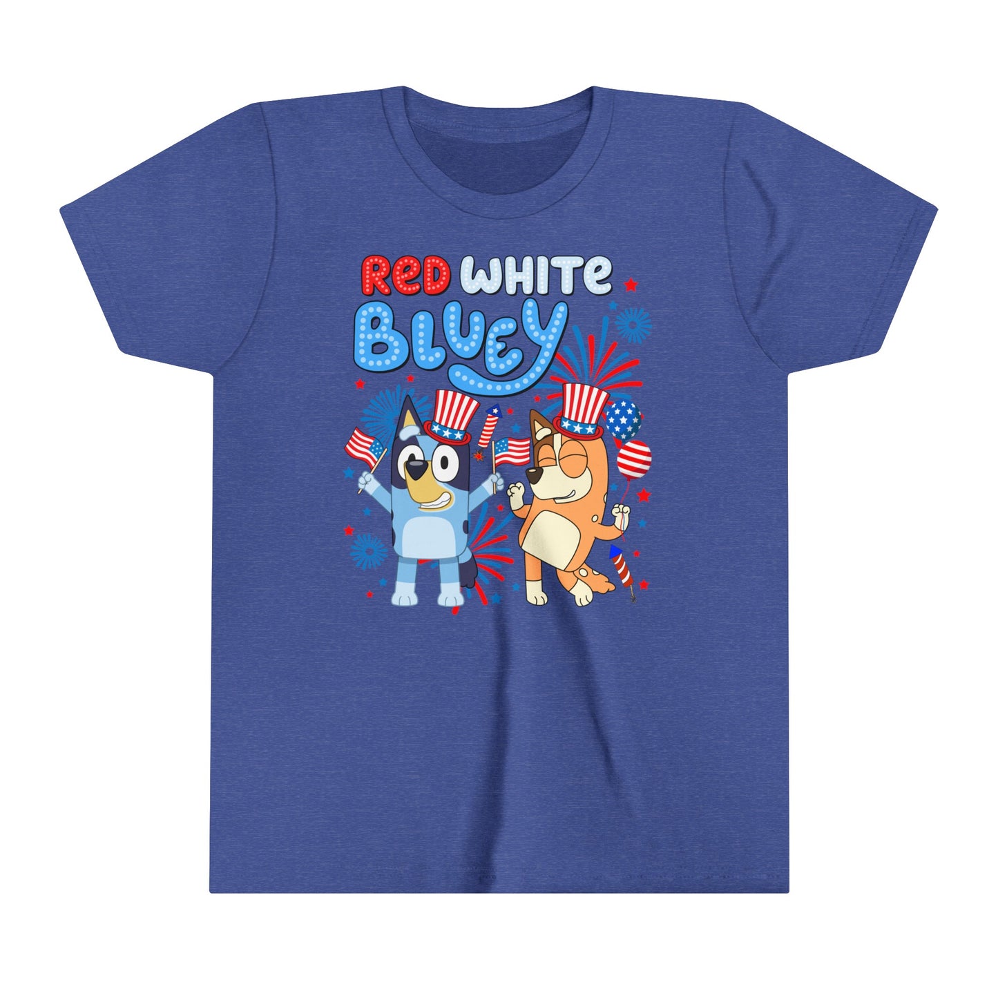 Red, White & Bluey Youth Short Sleeve Tee